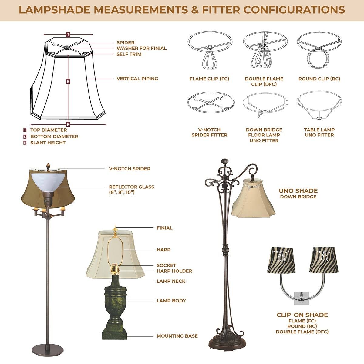Black Square Cut Corner Bell Lamp Shade, Set of 2 J166