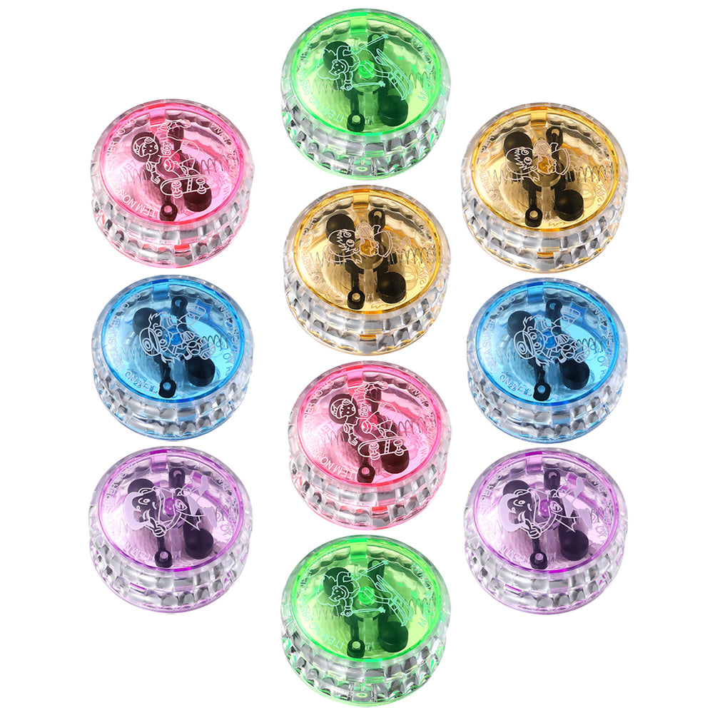 10Pcs LED Light up Yo-yo Toy D822