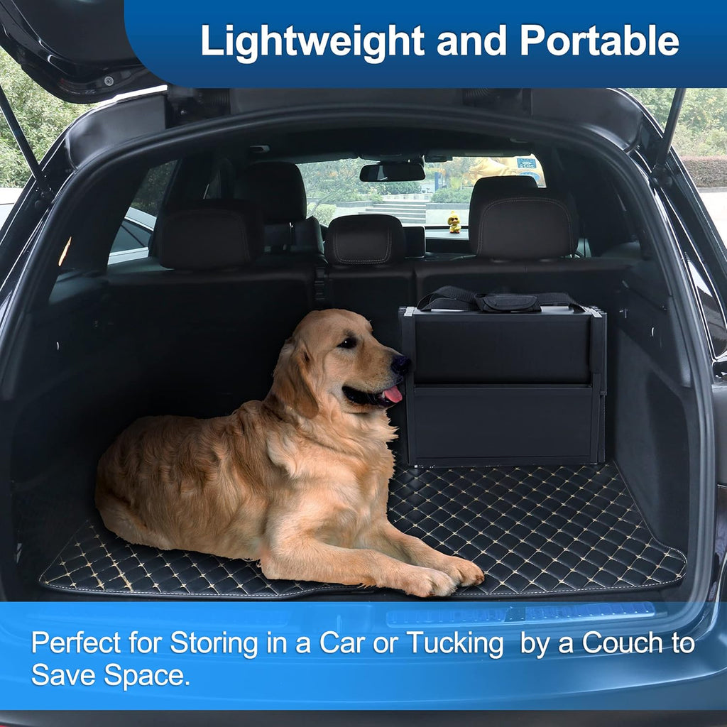 Foldable Aluminum 6 Step Dog Stairs with Nonslip Surface H899403