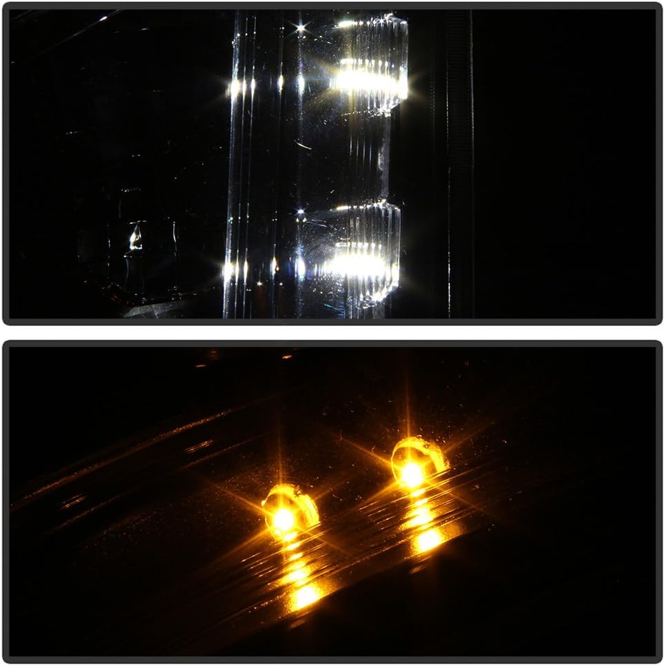 Black Halogen Headlights X7842