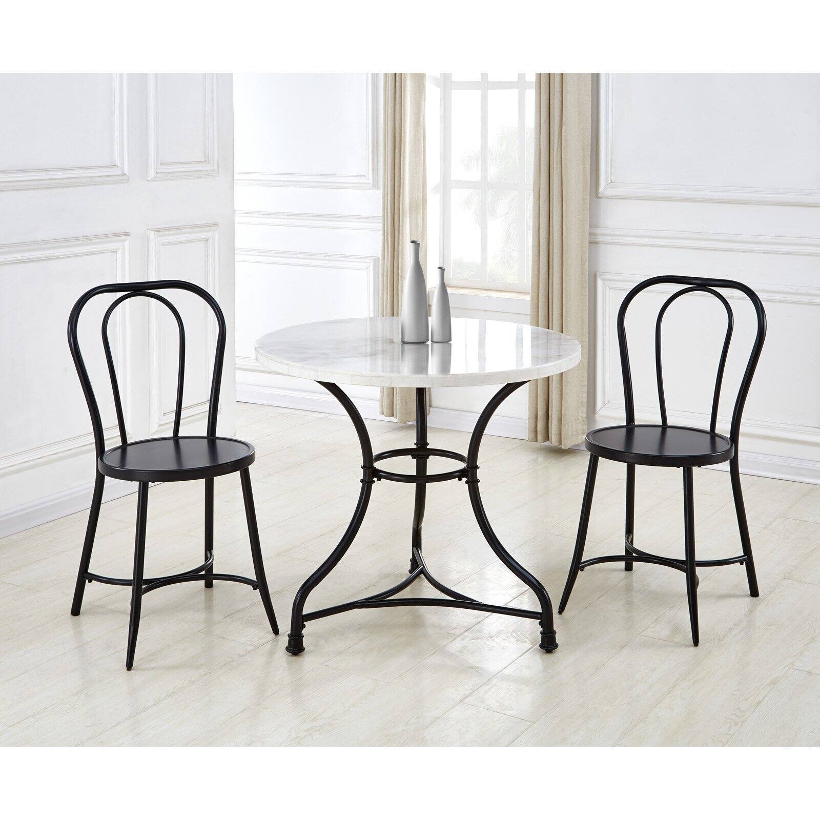 Round Marble Top Cafe Dining Table Y8442
