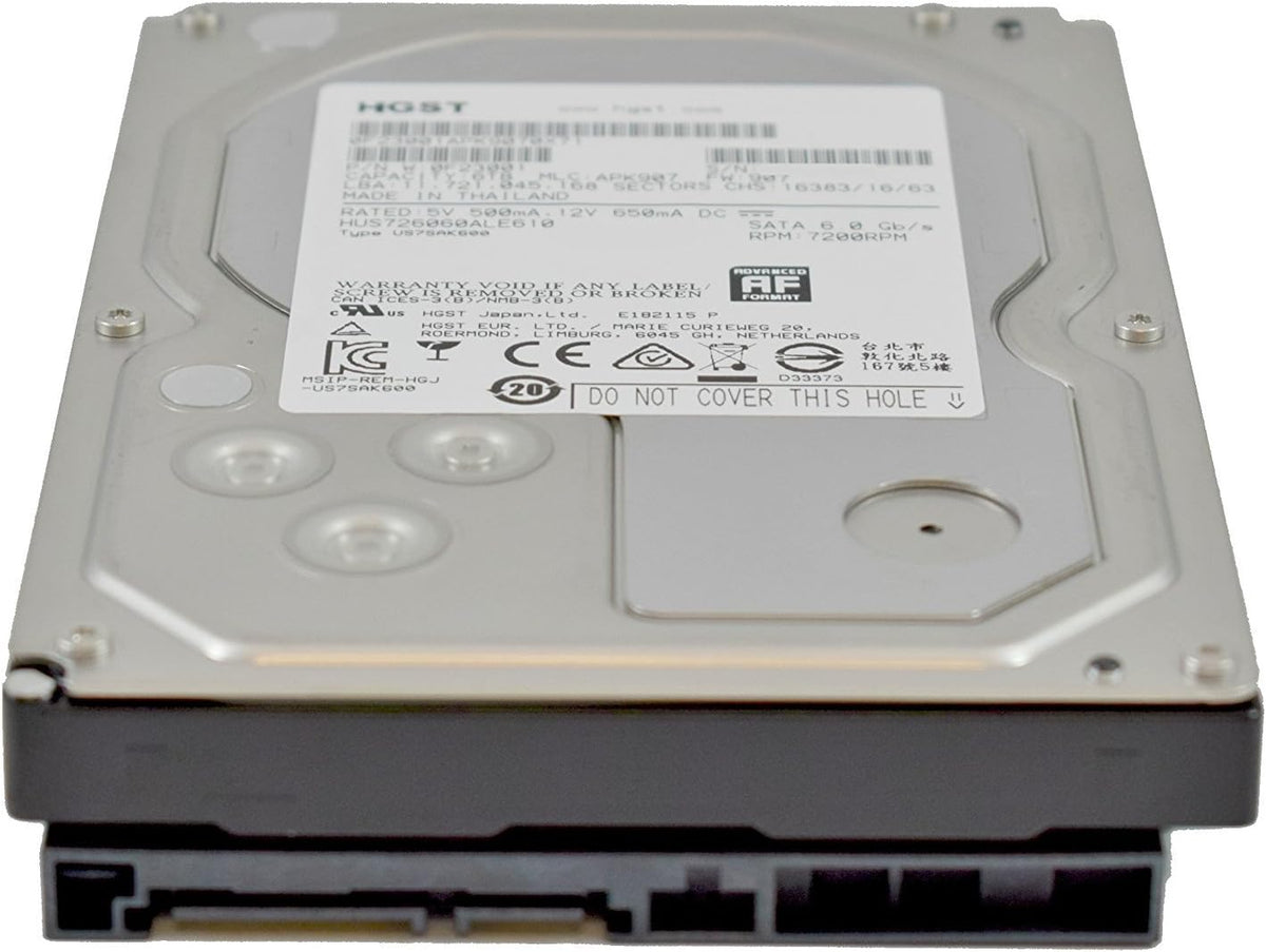 6TB 7200 RPM SATA 3.5in 128MB Cache Enterprise Hard Drive (Renewed) Pack of 2 Q335087