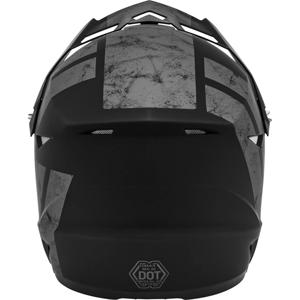 Matte Black/White/Red Off-Road Helmet Medium H5183