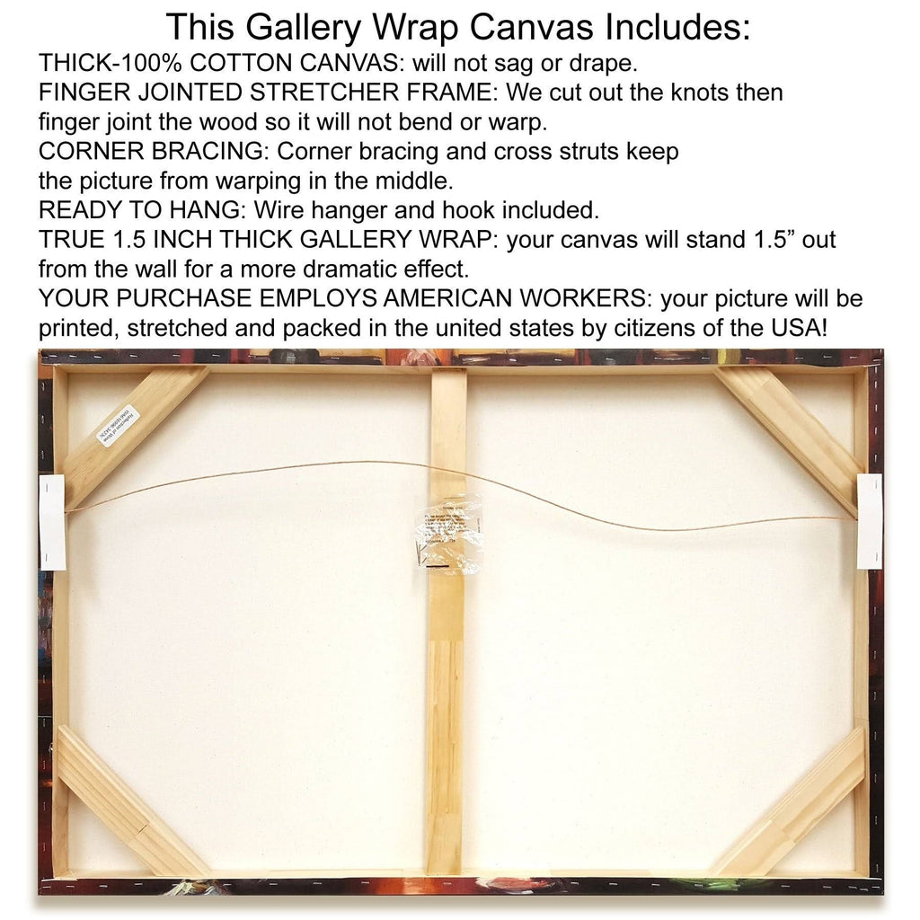 Giclee Print on Gallery Wrap Canvas W26078