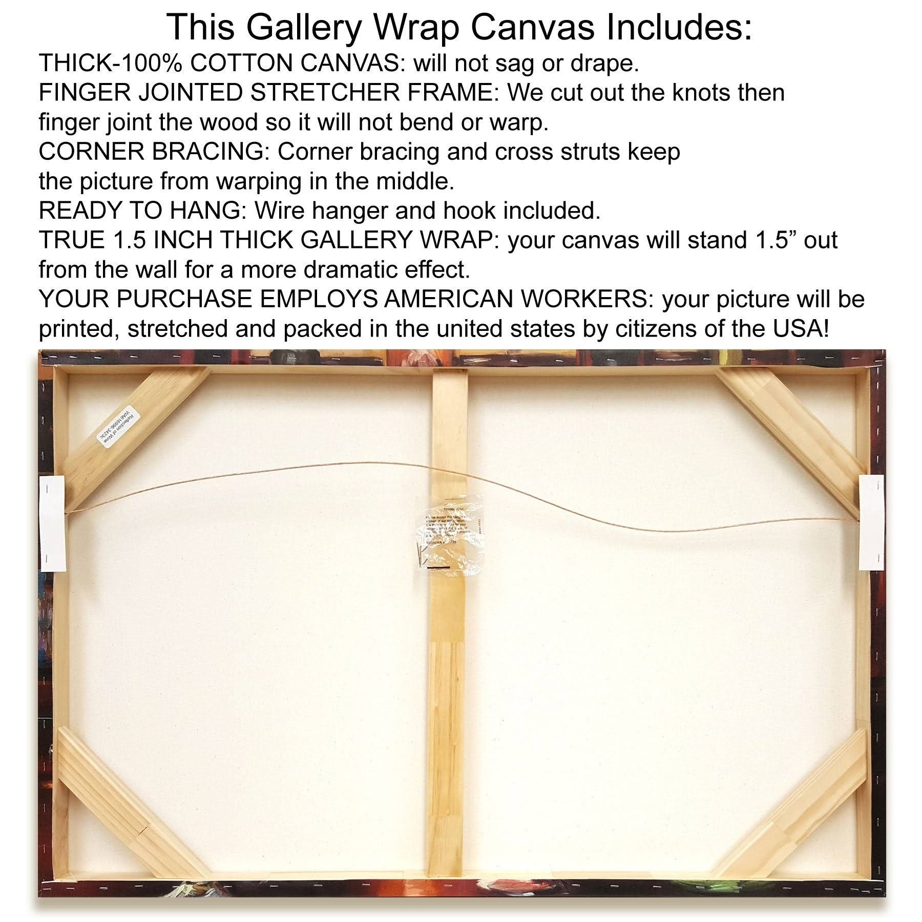 Giclee Print on Gallery Wrap Canvas W26078