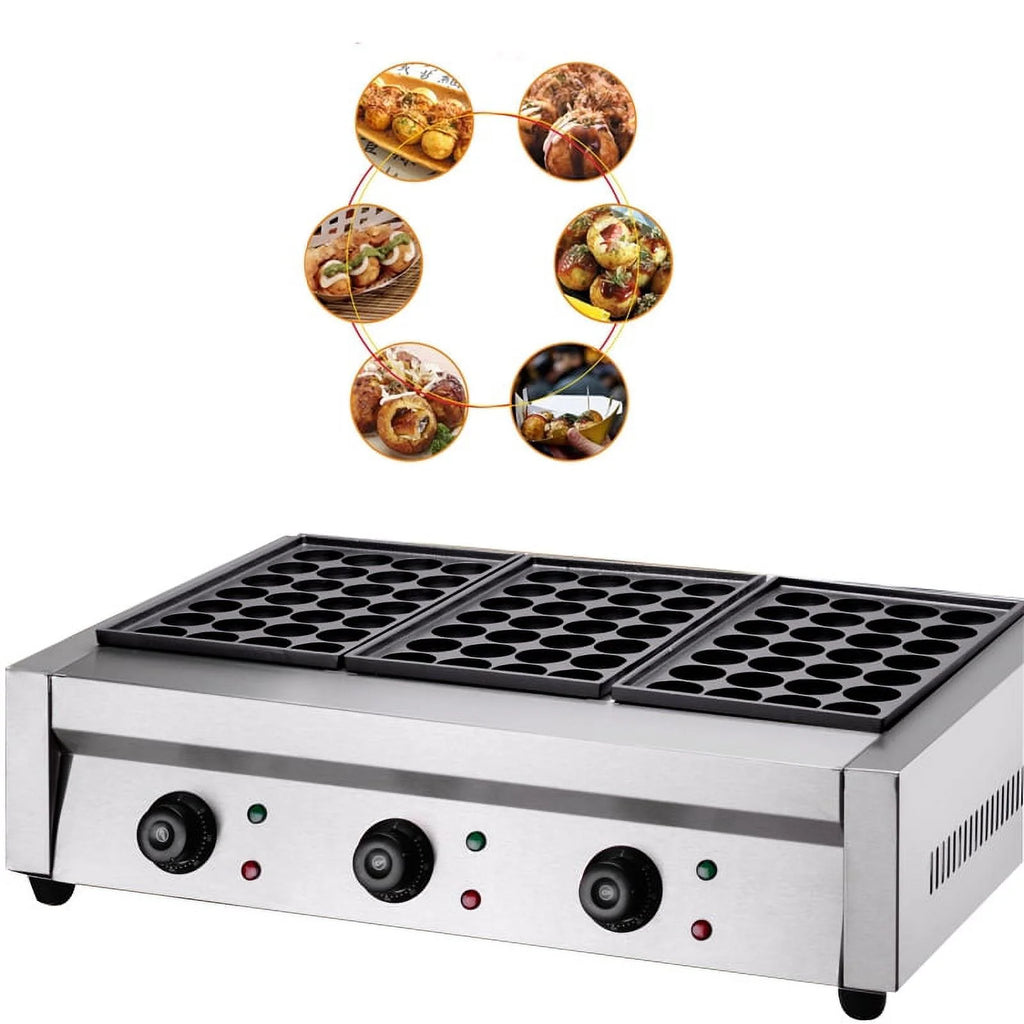 84pcs Takoyaki Maker Electric Octopus Maker Fish Pellet Grill Machine 220V U4358