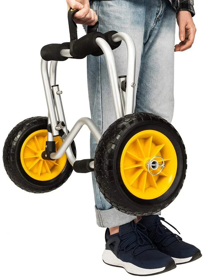 Boat Carrier Dolly Cart with Airless Tires and 2 Ratchet Straps U7979