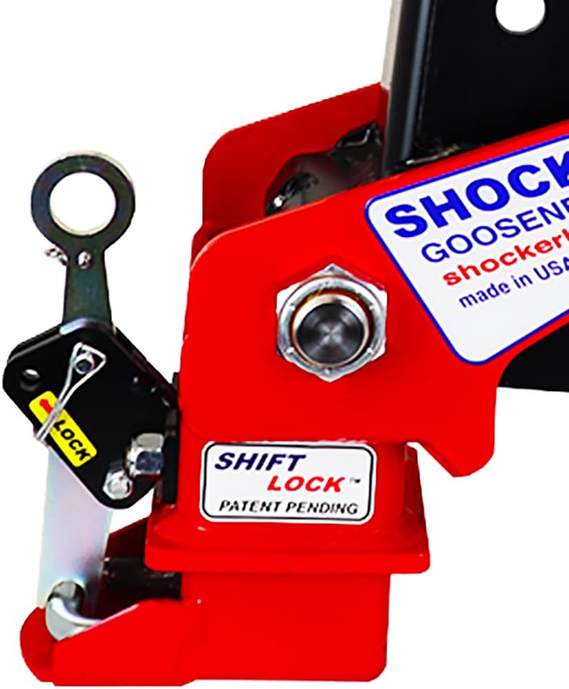 Gooseneck Air Hitch & Coupler, Round 4" Angled Pin 30K Coupler 9" Offset I9994