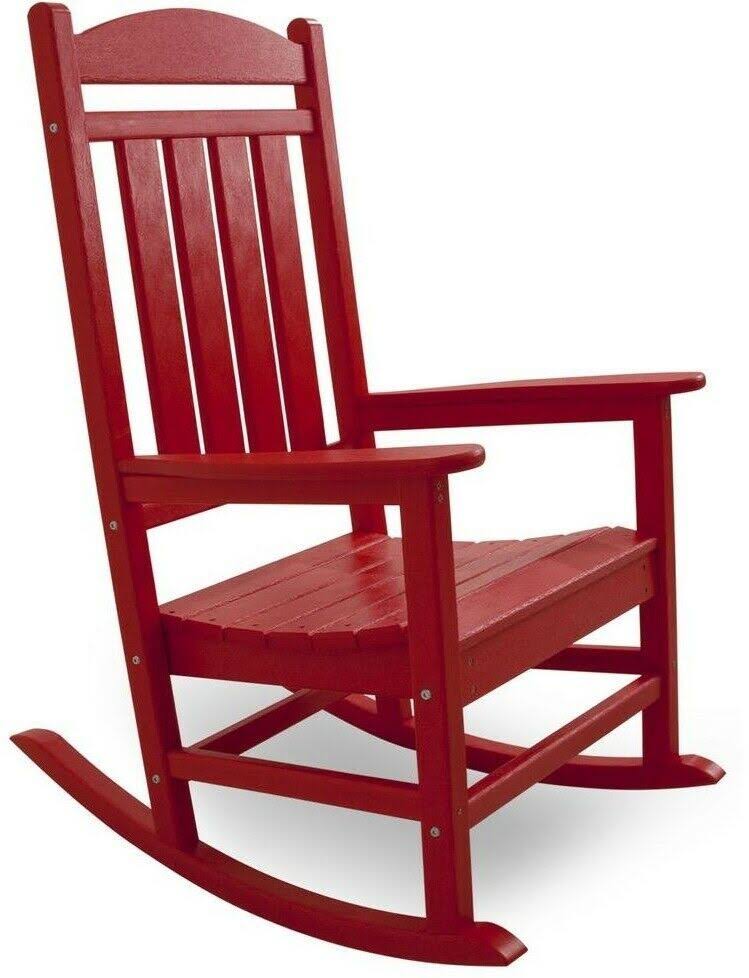 Sunset Red Rocking Chair P8588