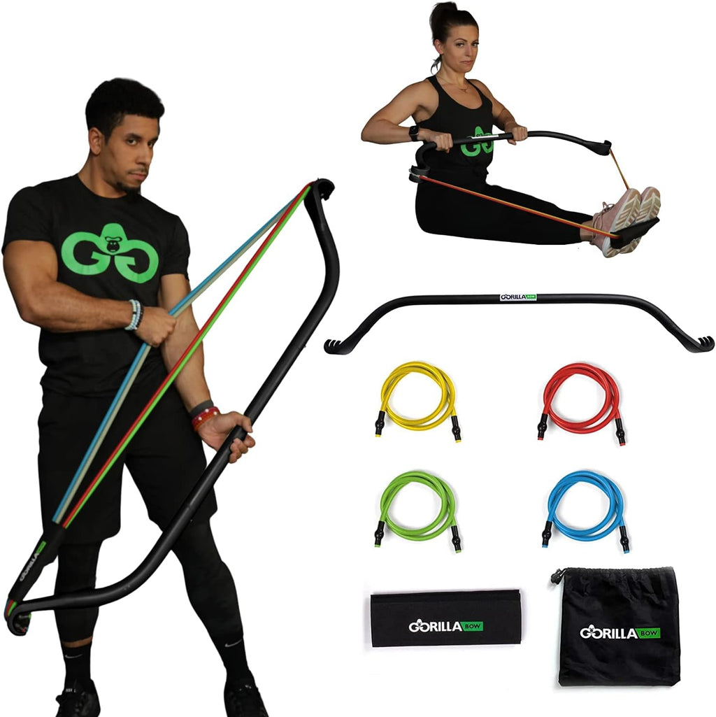 Portable Home Gym Resistance Bands and Bar System M765