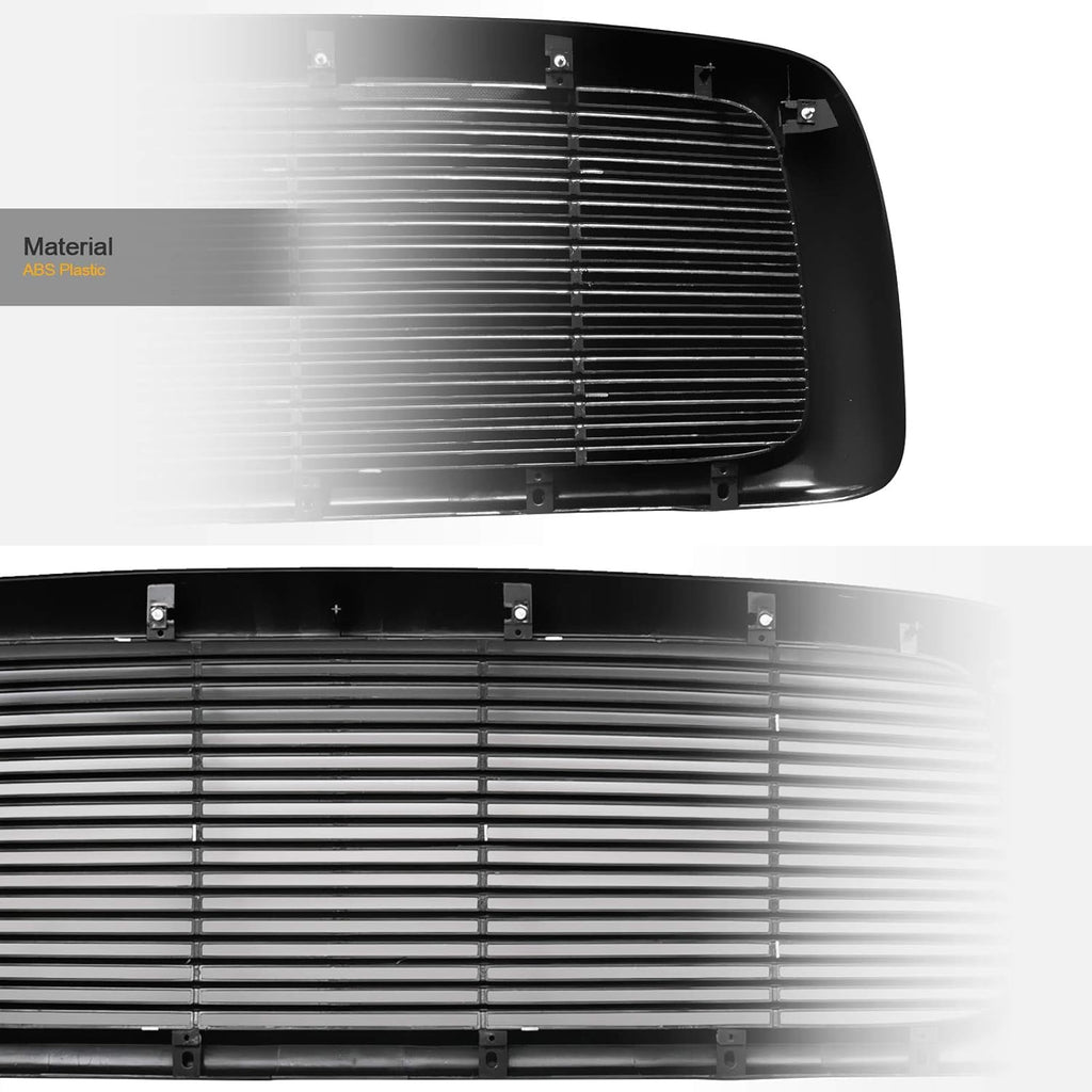 Matte Black Front Hood Bumper Grille Y64401