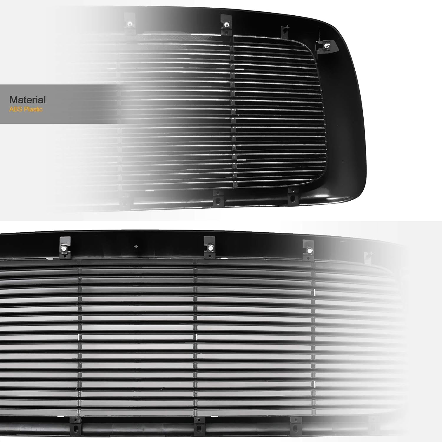 Matte Black Front Hood Bumper Grille Y64401