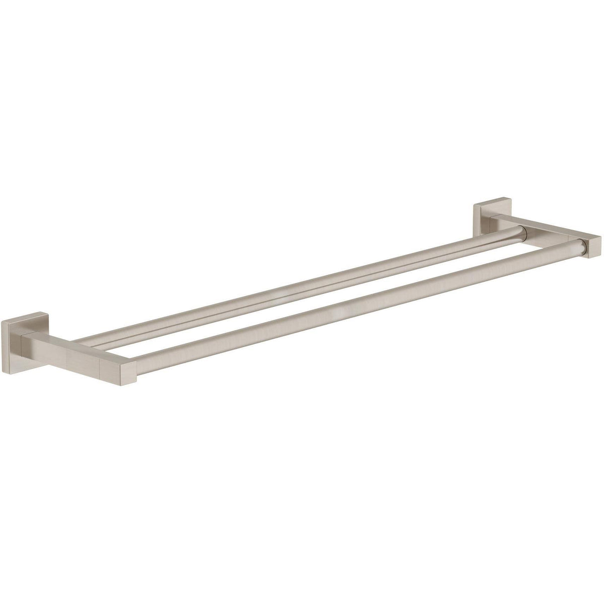 18x22 Double Rail Towel Bar - Satin Nickel A162