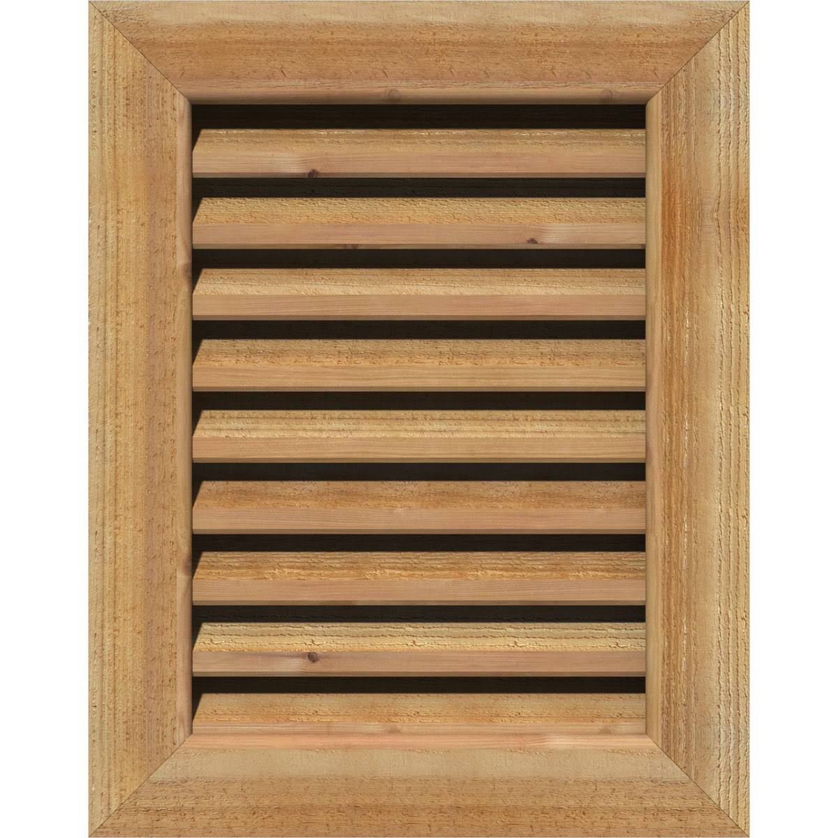 Unfinished Vertical Gable Vent F86681