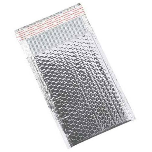Silver Glamour Bubble Mailers, 72/Case C515