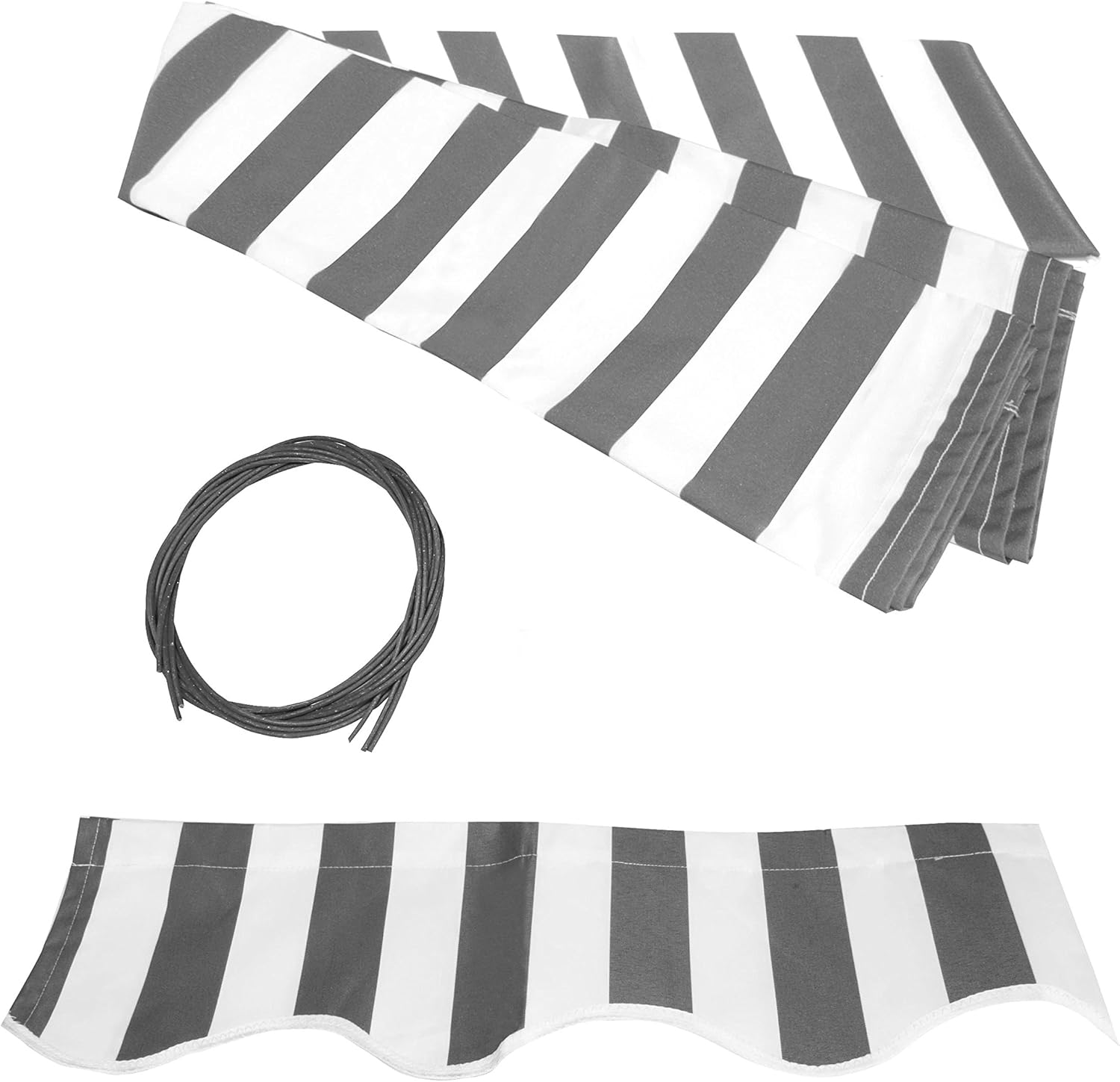 Fabric 10X8 Replacement for Retractable Awning, Sand Pack of 2 P305466