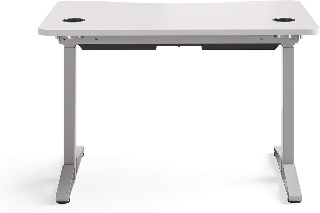 Electric Height Adjustable Sit to Stand Desk, White D4796