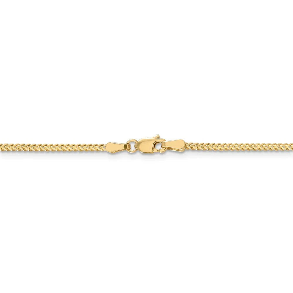 14kt Yellow Gold 20 inch Franco Chain with Lobster Clasp I5839