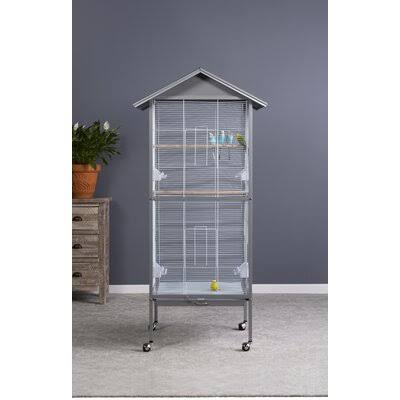 Large Flight Cage with Wheels H84391