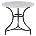 Round Marble Top Cafe Dining Table Y8442
