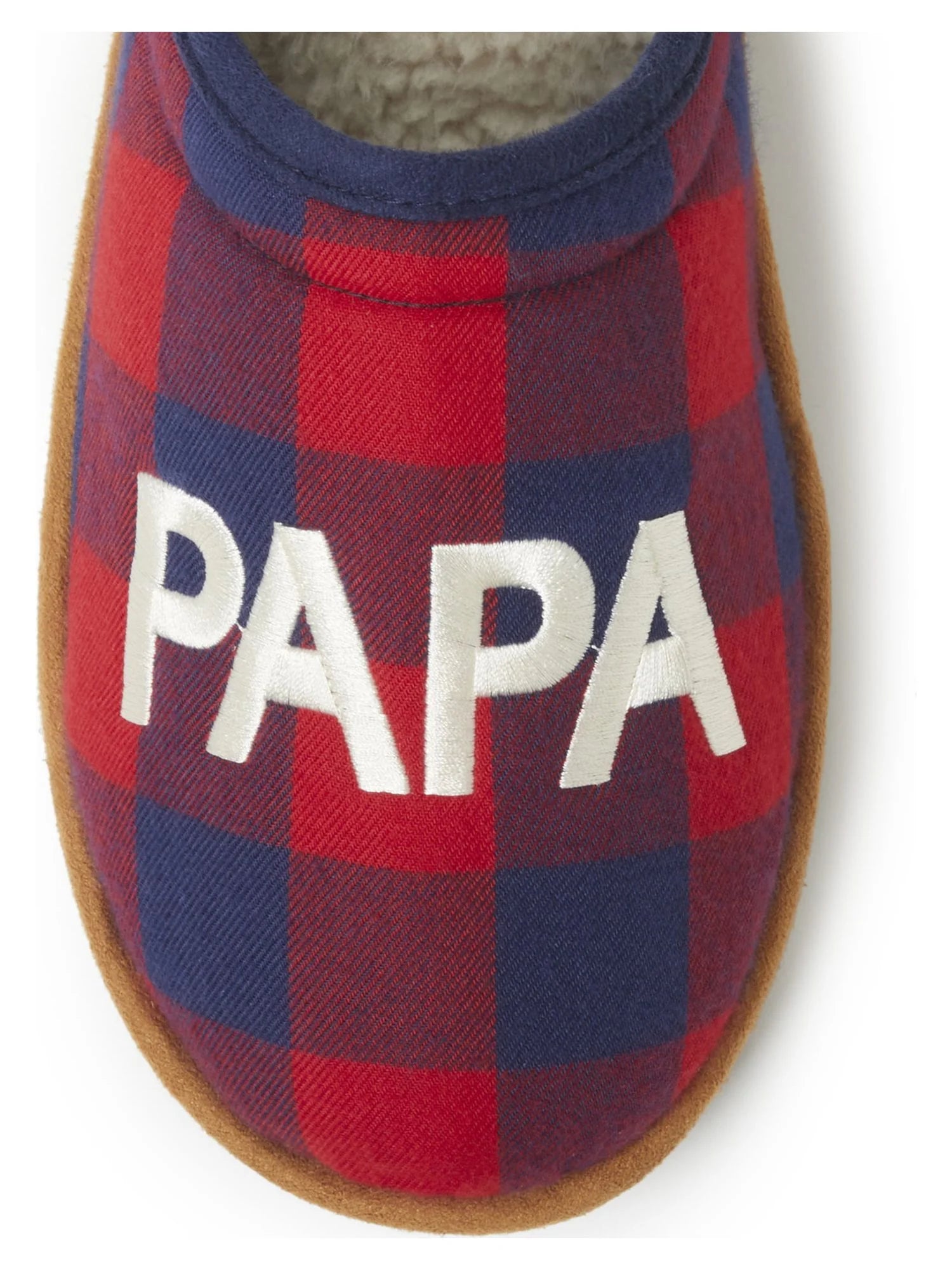 Men's Plaid Clog Slippers A5329