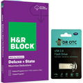 Tax Software Deluxe + State 2023 with USB Drive 4GB W20232