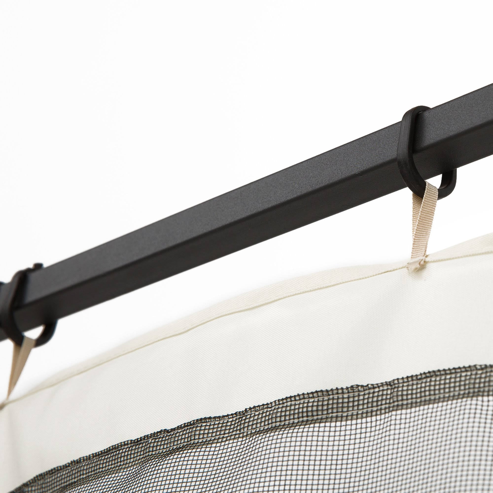4-Panel Mesh Mosquito Netting Sidewalls with Zippers for Patio Gazebo A207896