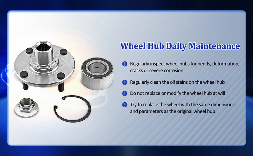 2x Rear Wheel Hub Bearing Assembly Non-ABS M8583
