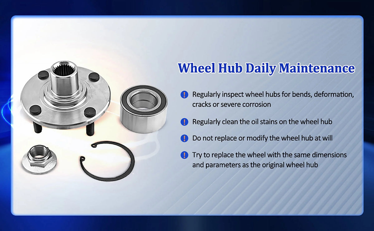 2x Rear Wheel Hub Bearing Assembly Non-ABS M8583