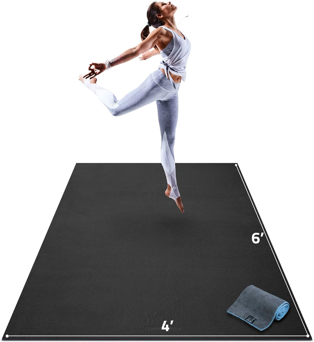 Large Non-Slip Yoga Mat 6' x 4' x 8mm S404264