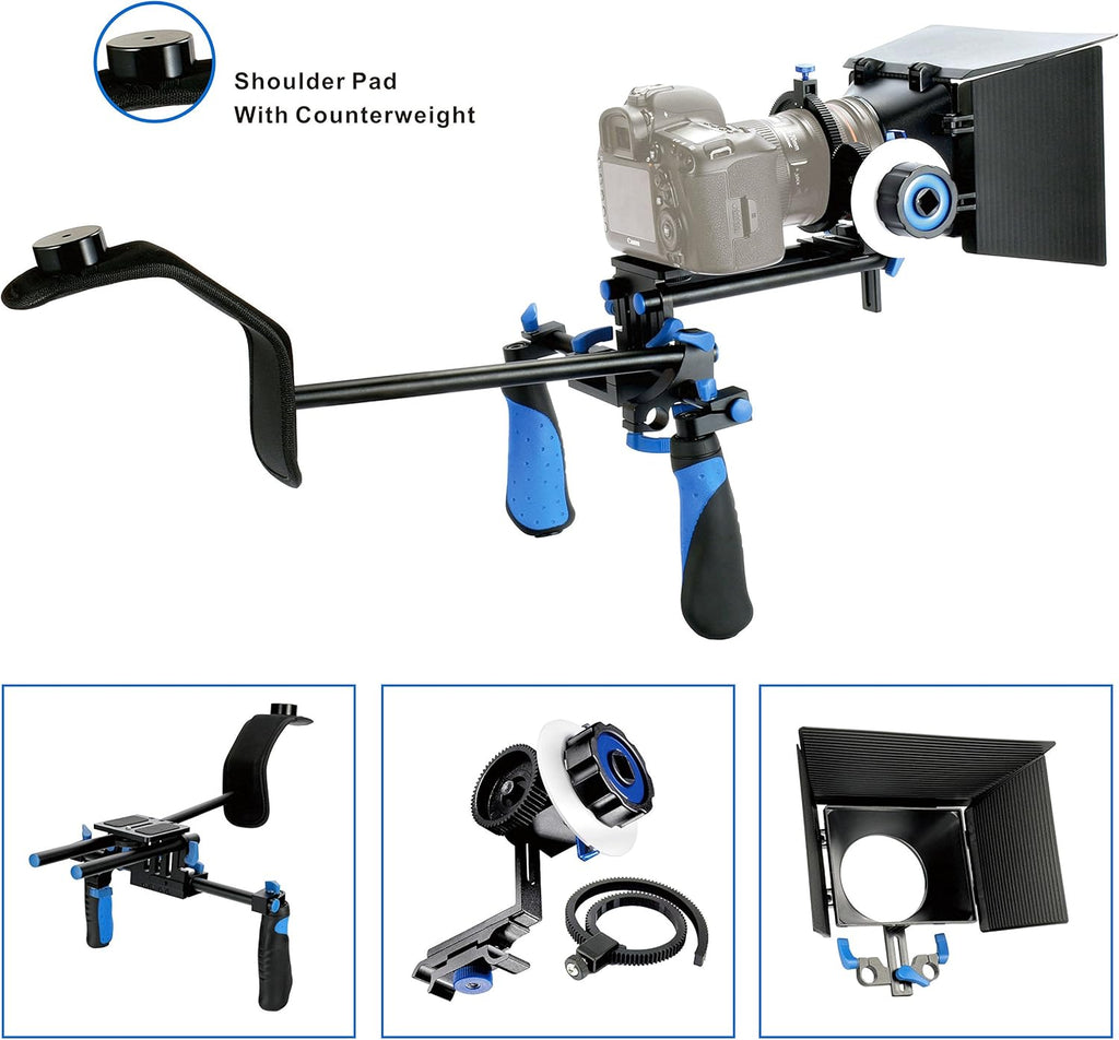 DSLR Rig Shoulder Mount with Follow Focus and Matte Box B491400
