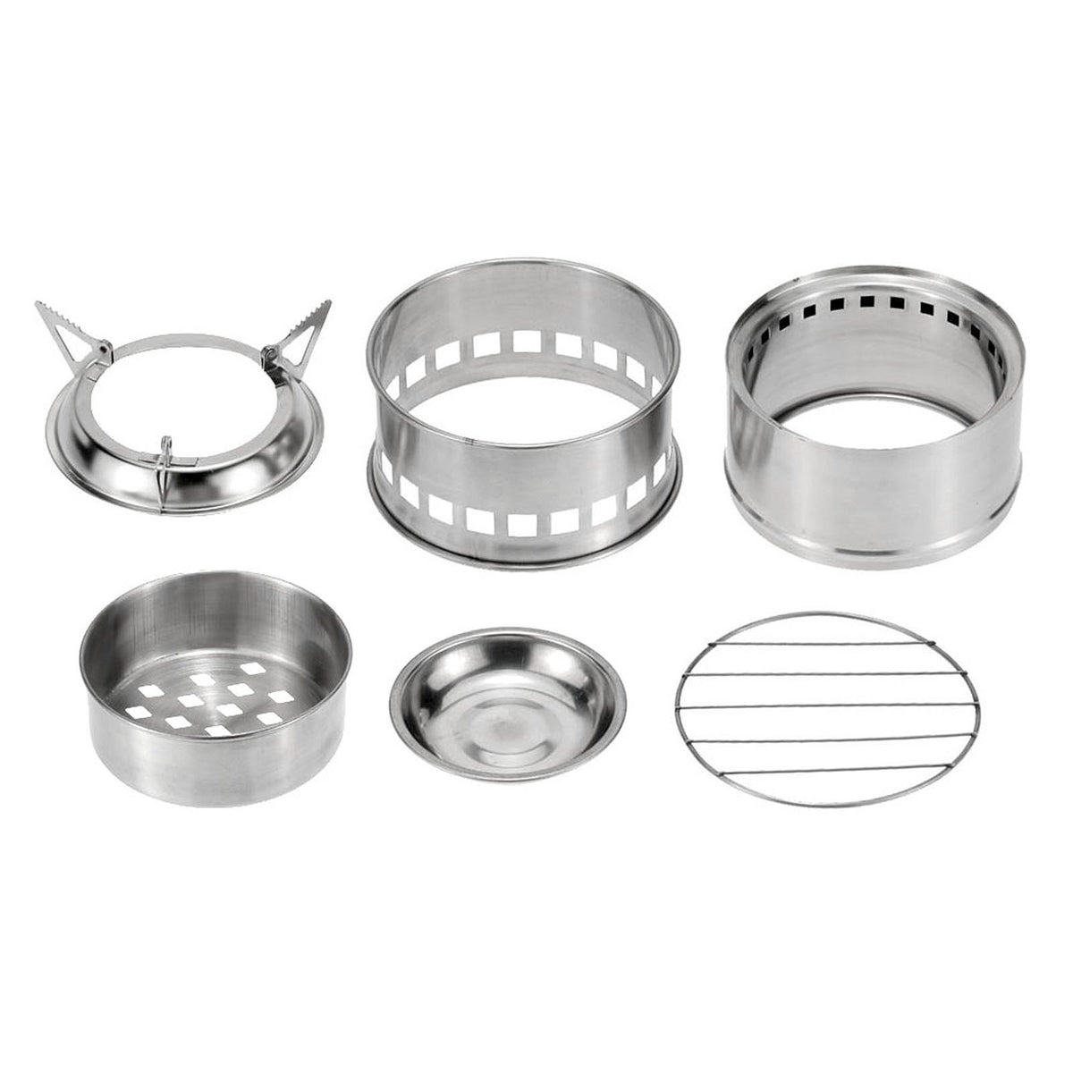 Lightweight Stainless Steel Wood Stove H725706