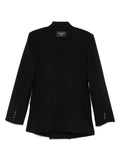 Marine Serre virgin wool twill fitted jacket