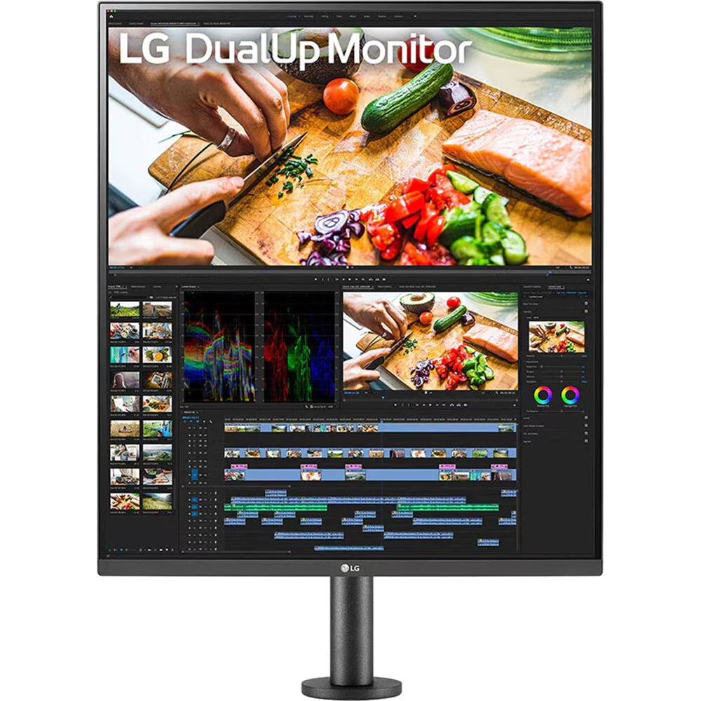 28-Inch SDQHD Nano IPS DualUp Monitor with Ergo Stand, Black Y23186