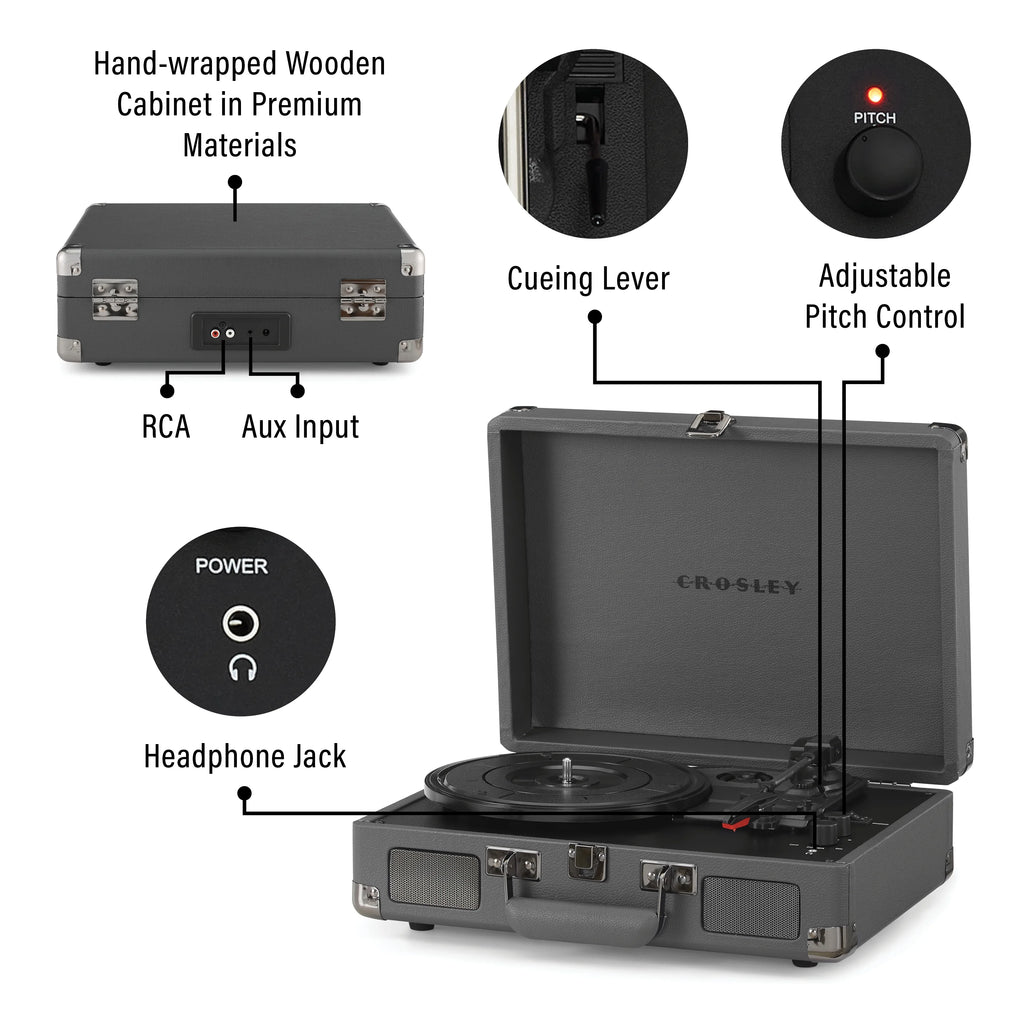 Vinyl Record Player with Bluetooth Turntable A749854