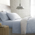 Cotton Reversible Duvet Cover and Sham Set Twin XL T415