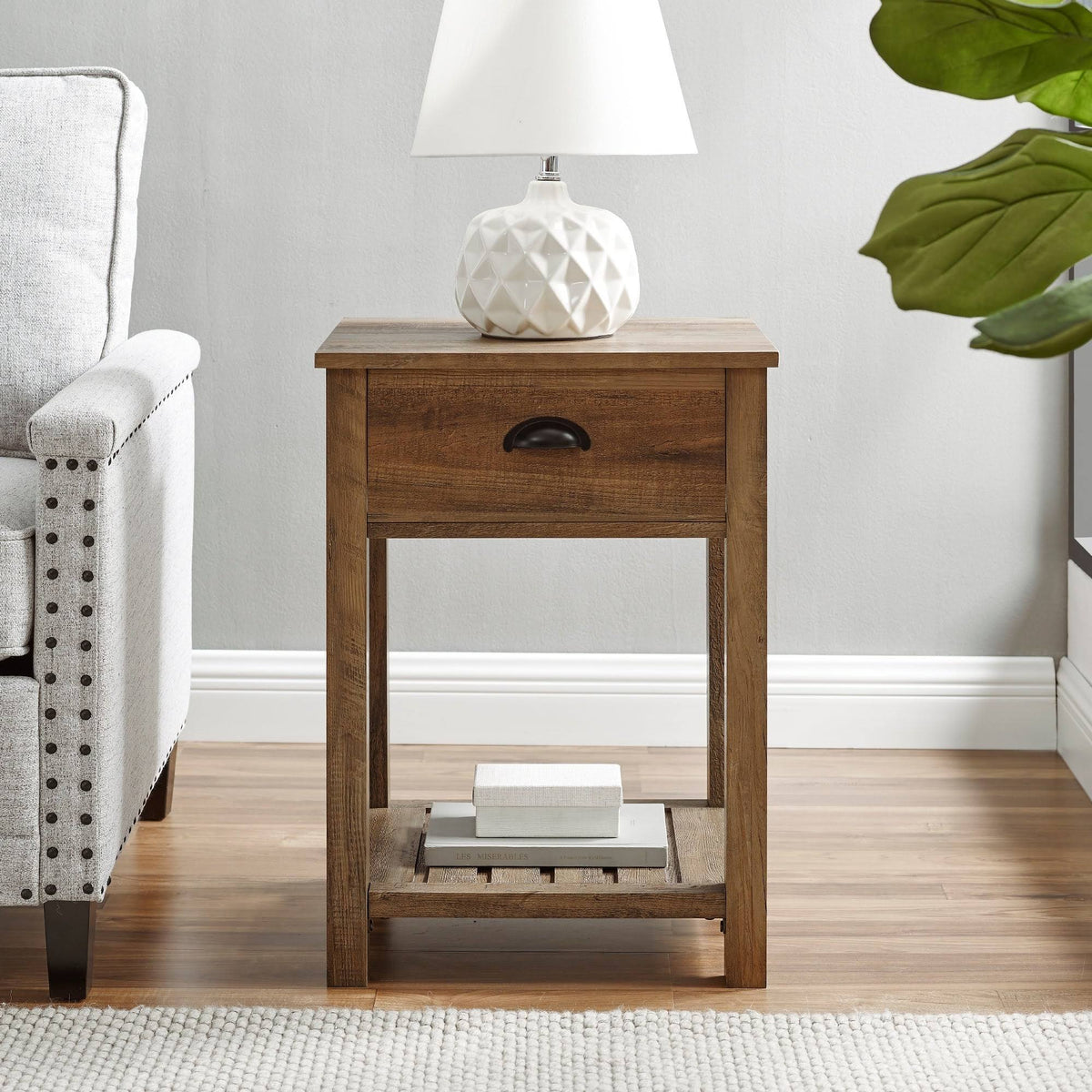18-inch One-Drawer Side Table W568