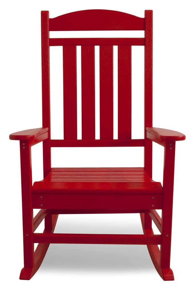 Sunset Red Rocking Chair P8588