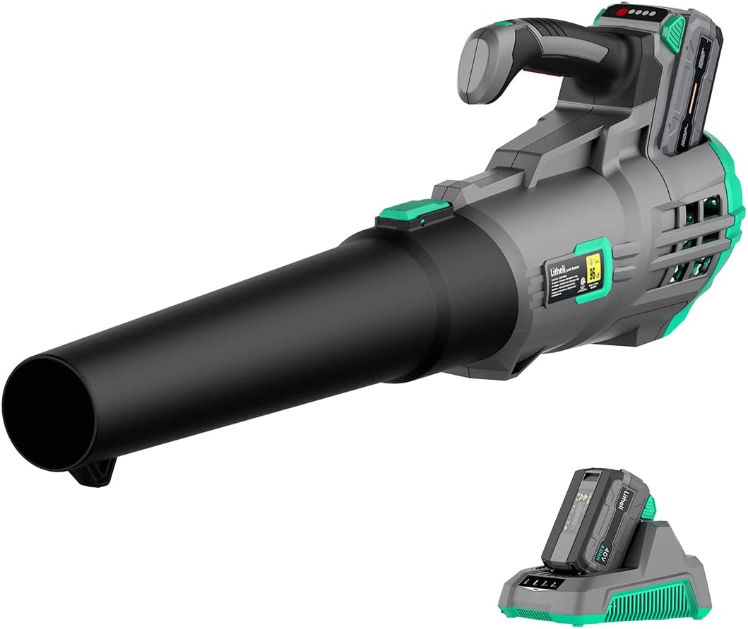 Cordless Leaf Blower 40V, Lightweight Axial Blower with 2.0Ah Battery & Charger, Pack of 2 V8040