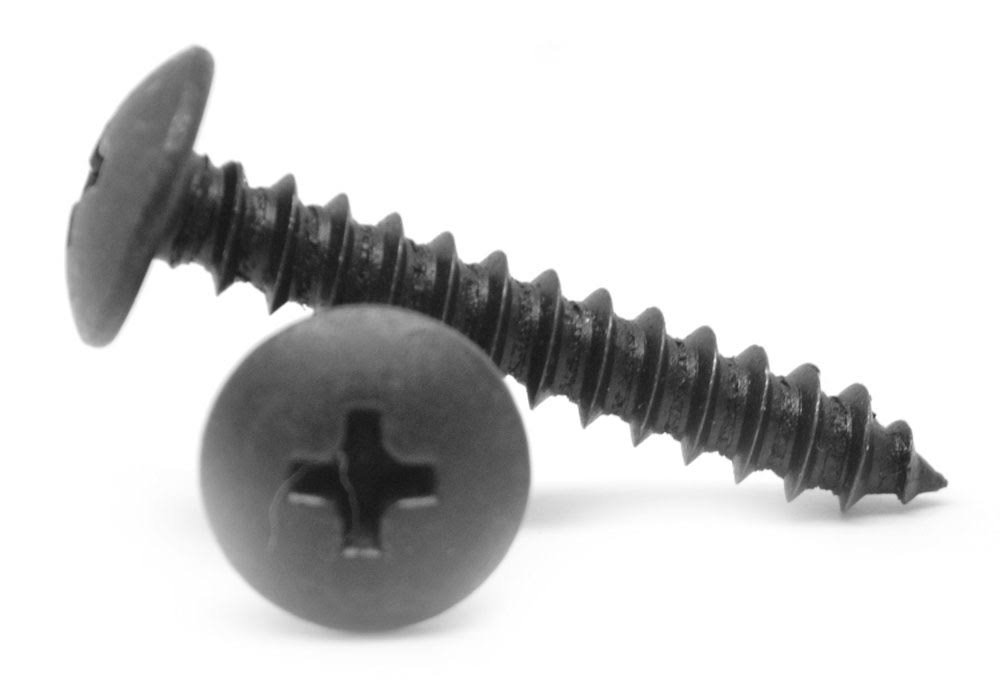 Black Zinc Plated Sheet Metal Screw G632403