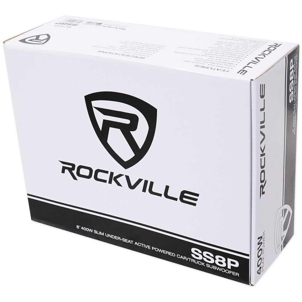 400 Watt Slim Powered Car Subwoofer with Amp G27640