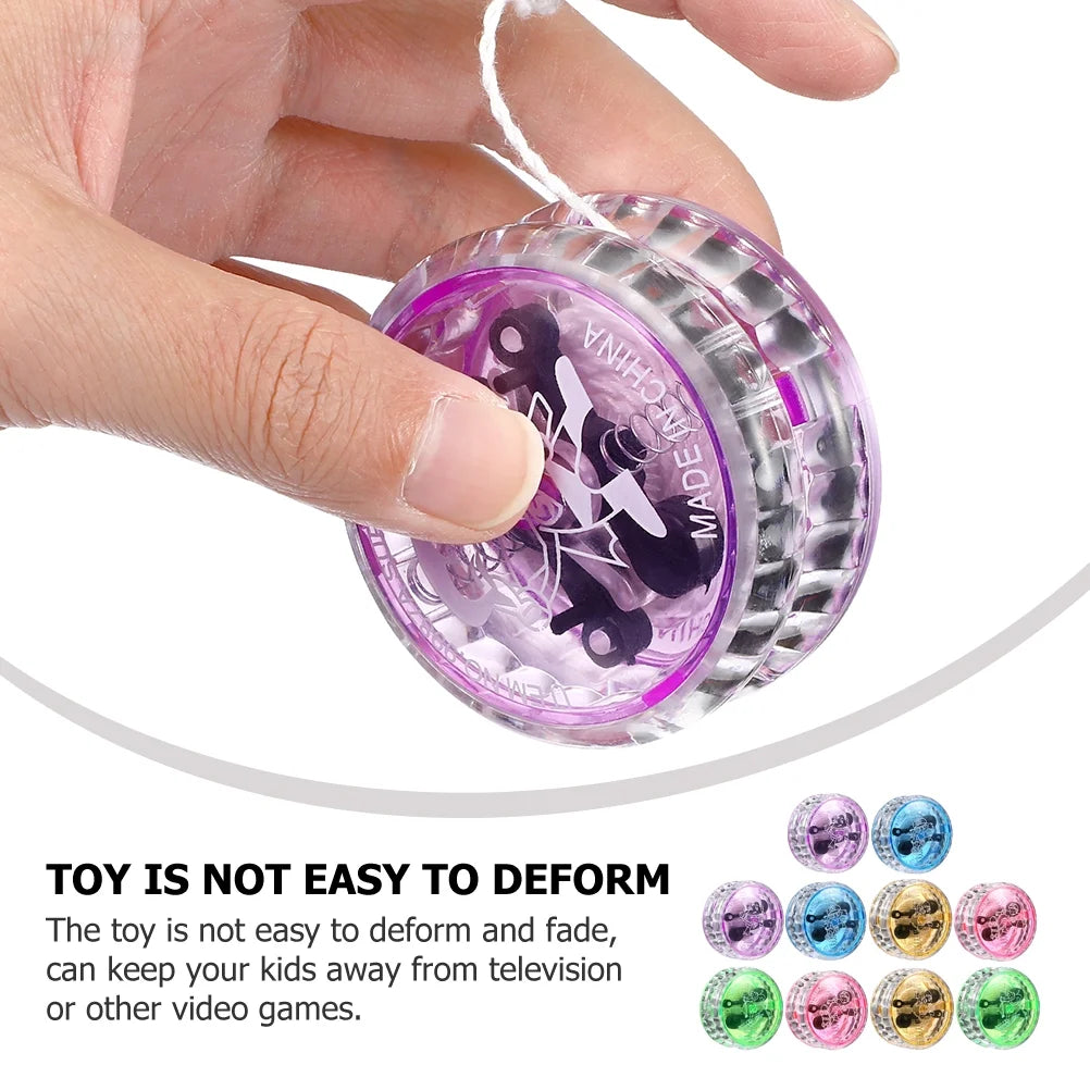 10Pcs LED Light up Yo-yo Toy D822