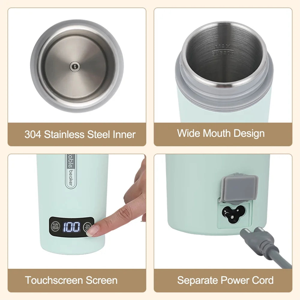 350ml Stainless Steel Portable Electric Kettle J515044