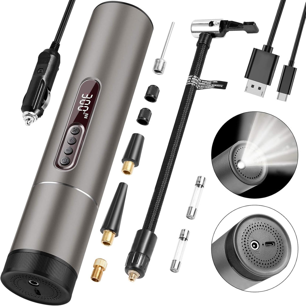6600mAh Cordless Tire Inflator Air Compressor O262
