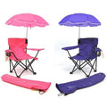 Hot Pink and Purple Kids Umbrella Camp Chair V3447