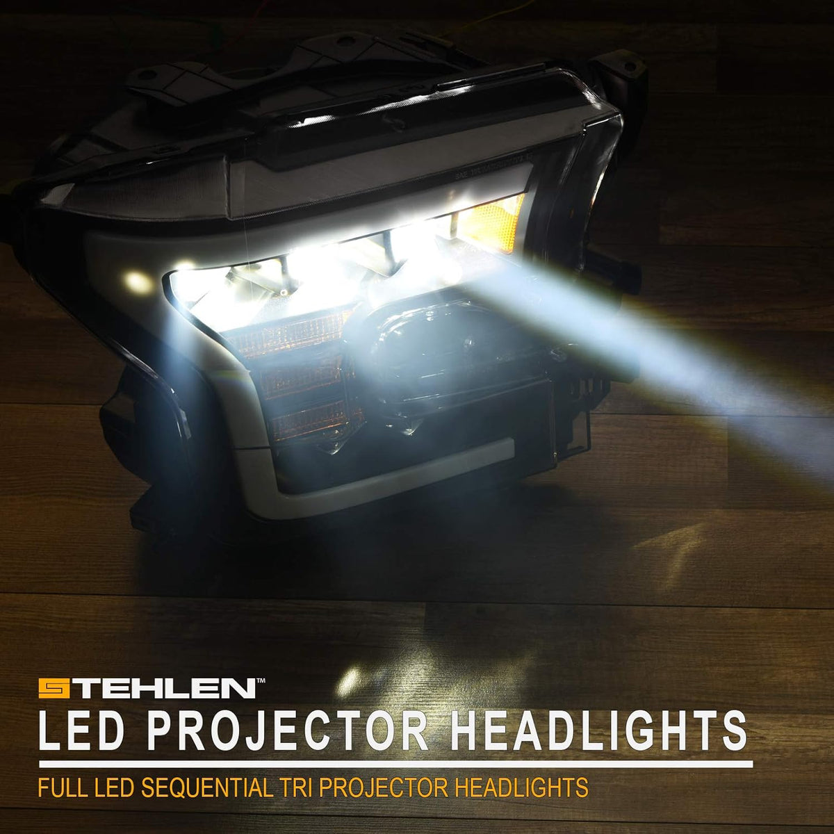 Full LED Sequential Tri Projector Headlights T51823