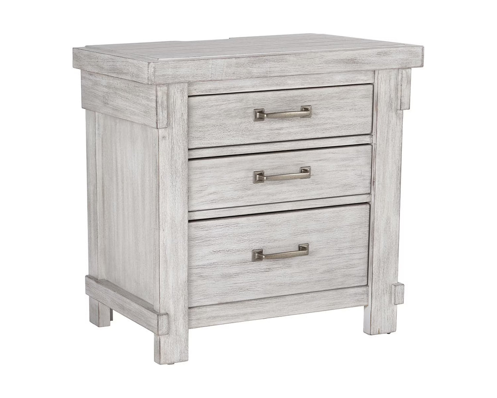 White Nightstand C48242