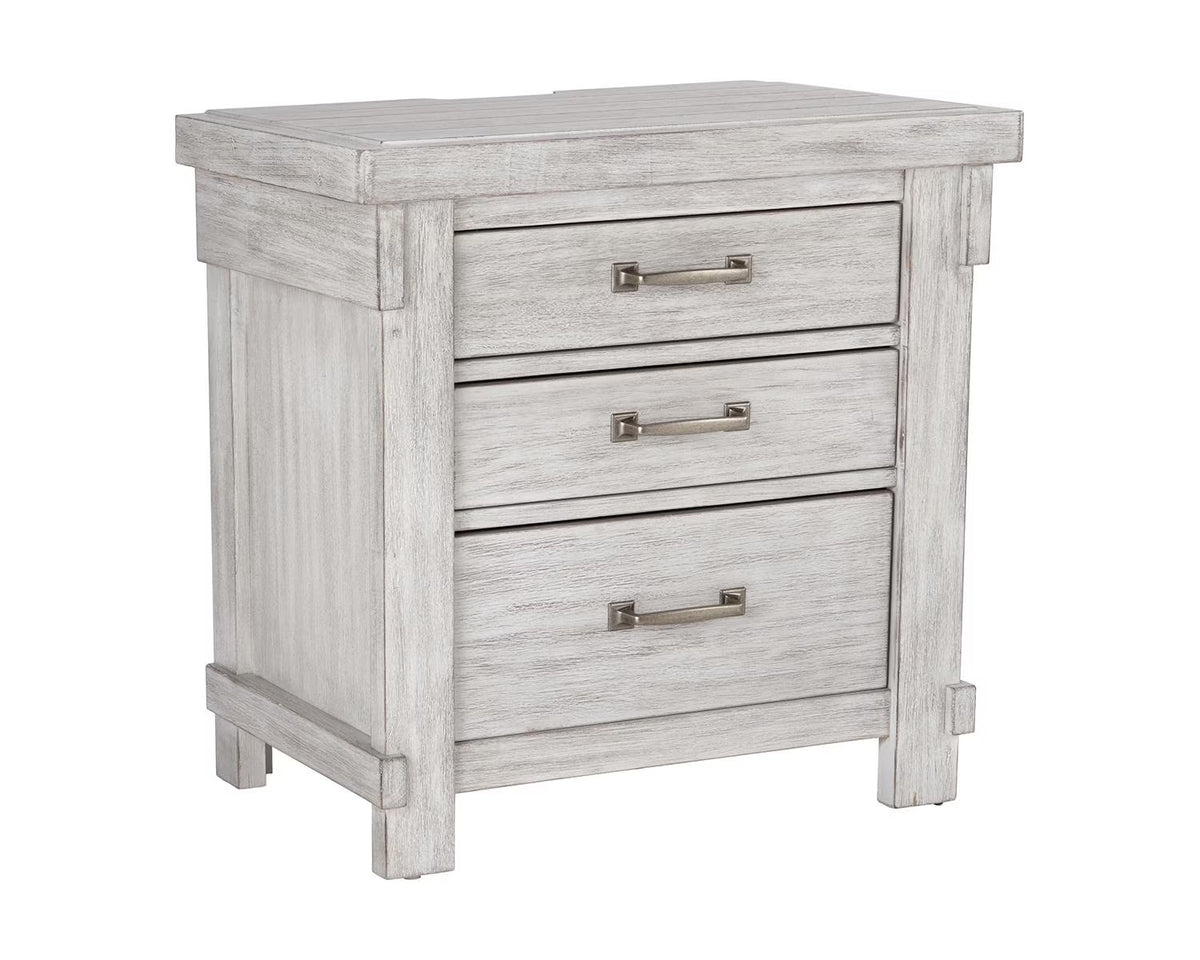 White Nightstand C48242