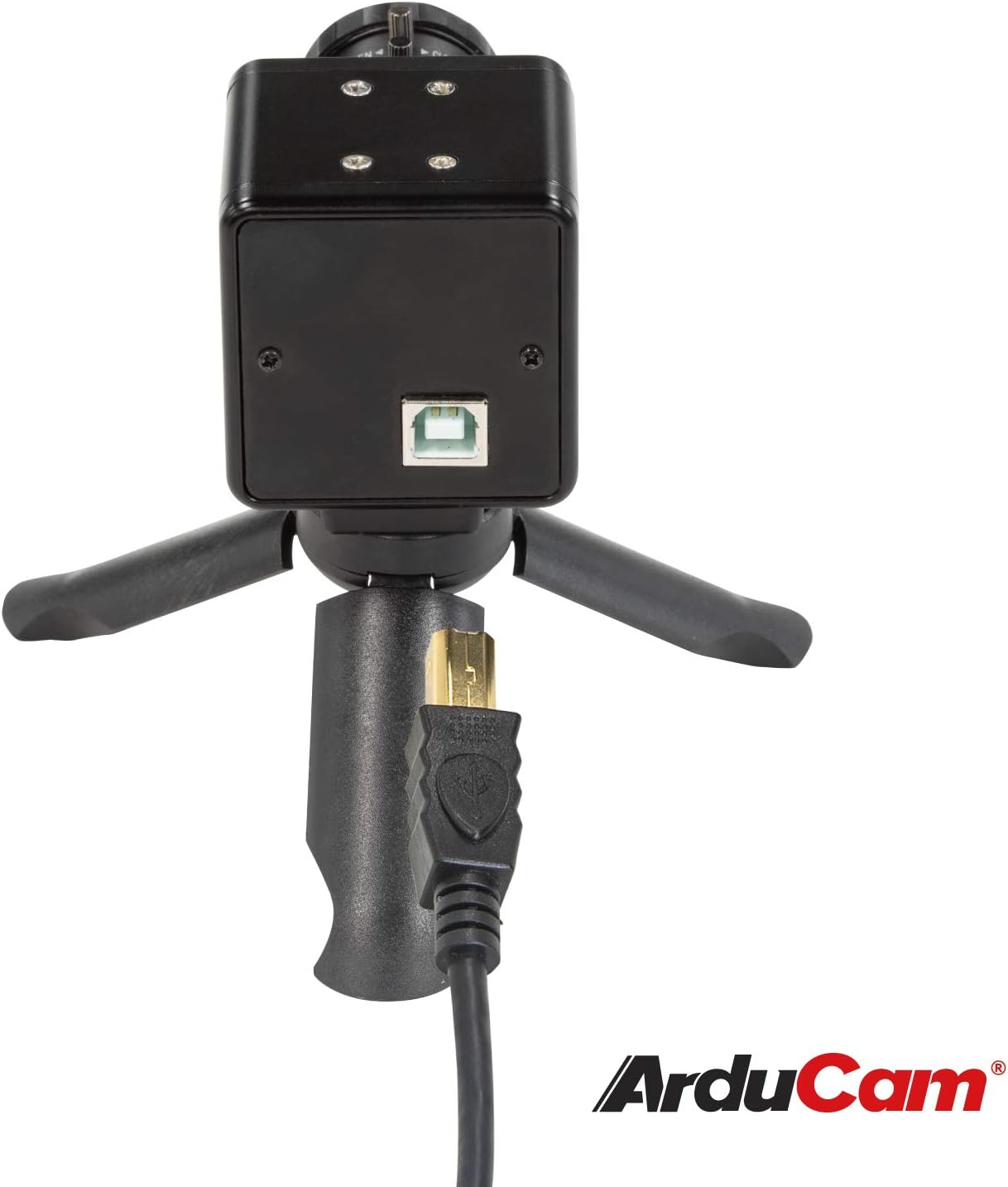 4K USB Camera Bundle with Audio, 6mm CS-Mount Lens, Metal Enclosure, Tripod and USB Cable B7580