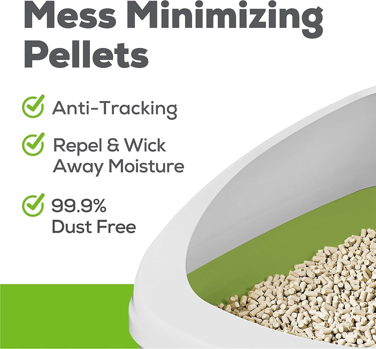 Hooded Cat Litter Box System Starter Kit with Pads & Pellets Pack of 2 D298994